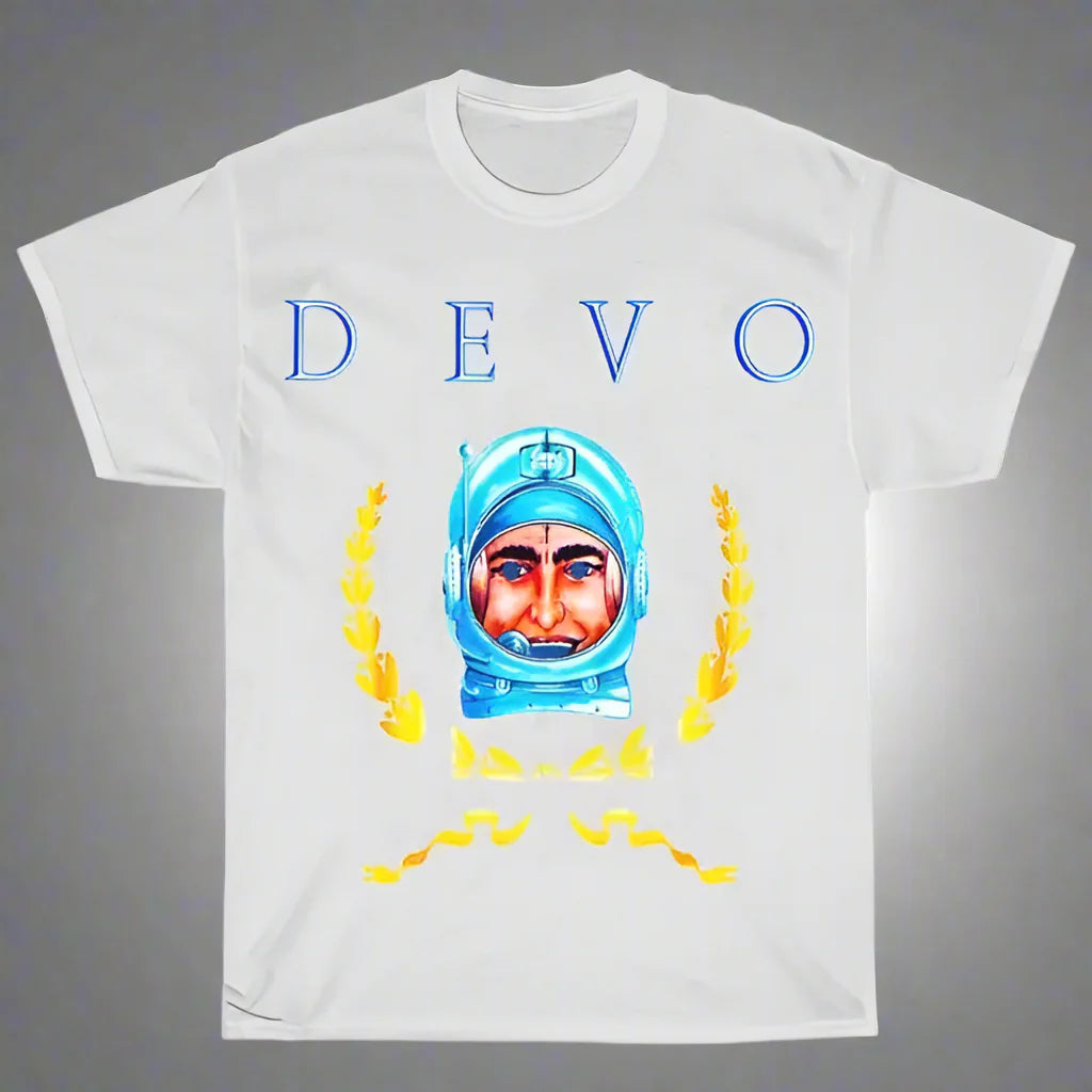 Devo New Wave T-Shirt – Casual Cotton O-Neck Tee for Men - Premium tee from Lizard Vigilante - Just $33.33! Shop now at Lizard Vigilante