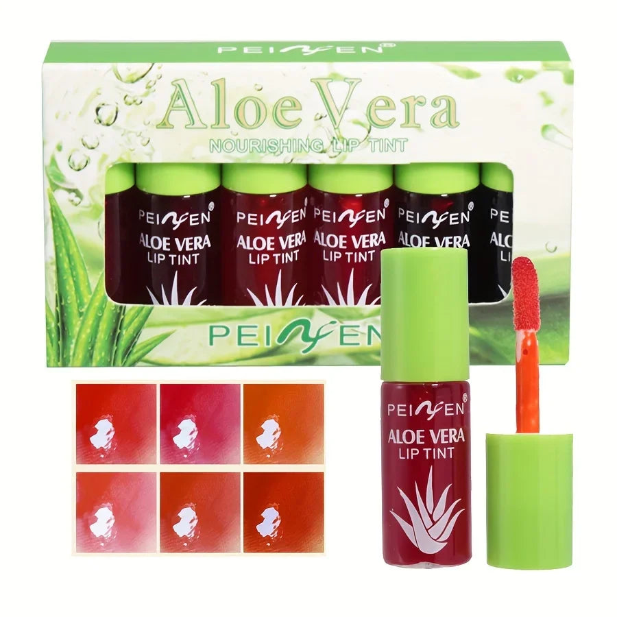 6 colors Moisturizing Glitter Lip Glaze - Alluring Pink Lip Gloss Liquid Lipstick for Girls  Gifts