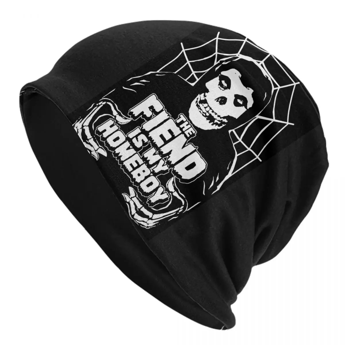 Custom Punk Rock Band Misfits Beanie - Unisex Winter Warm Knit Hat - Premium skull cap from Lizard Vigilante - Just $18.88! Shop now at Lizard Vigilante