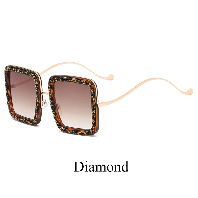 Glitter Vortex Shades – Rockstar Ice-Out Sunglasses for Unapologetic Legends - Premium shades from Lizard Vigilante - Just $26.99! Shop now at Lizard Vigilante