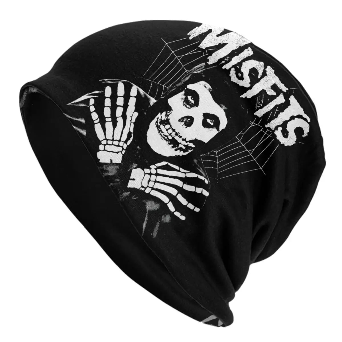 Custom Punk Rock Band Misfits Beanie - Unisex Winter Warm Knit Hat - Premium skull cap from Lizard Vigilante - Just $18.88! Shop now at Lizard Vigilante