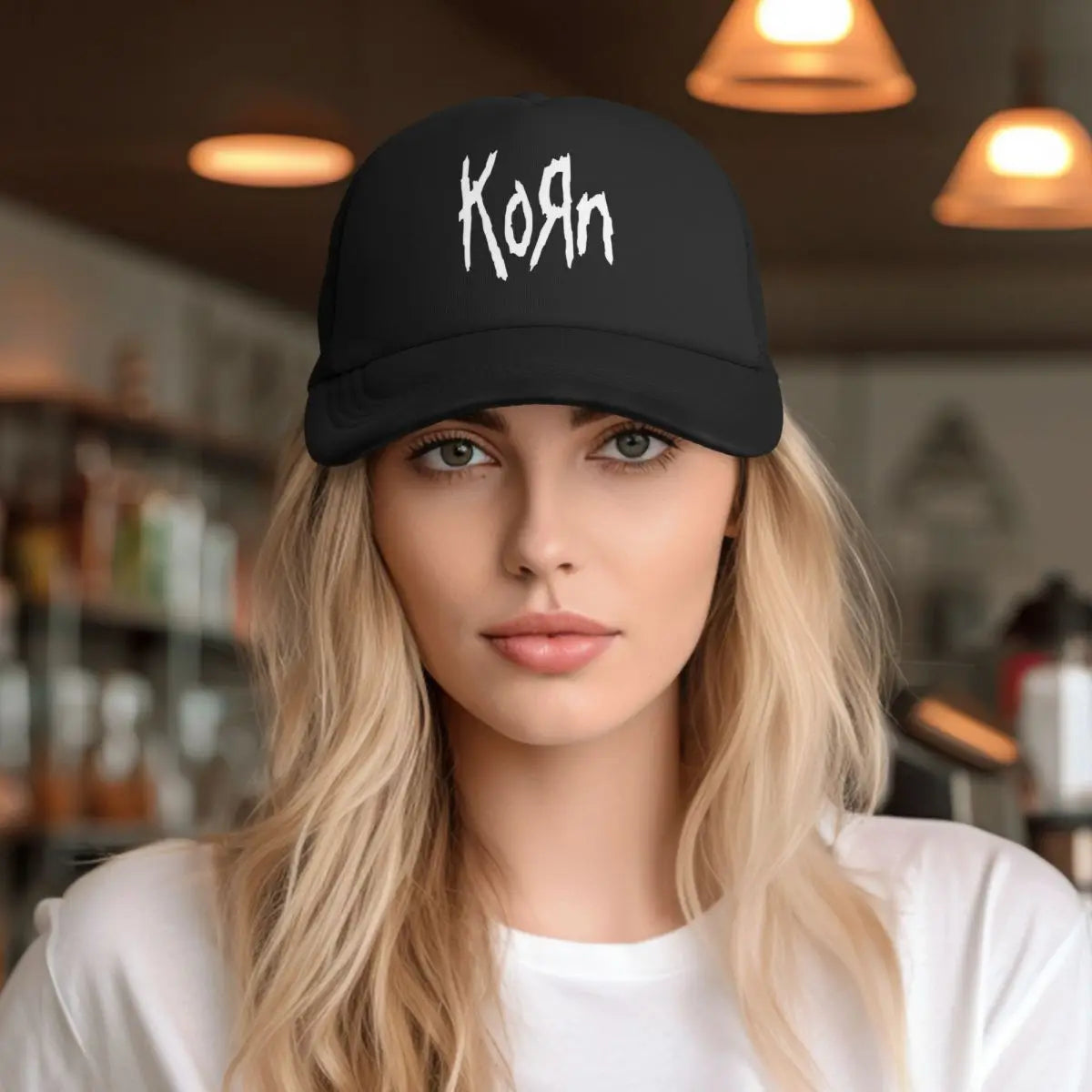 Korn Music Concert Trucker Hat – Unisex Adjustable Snapback Cap for Rock Fans - Premium hat from Lizard Vigilante - Just $23.88! Shop now at Lizard Vigilante