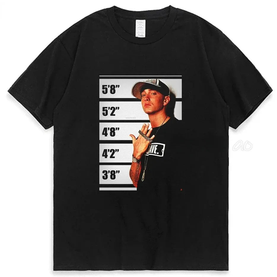 Eminem 2024 Streetwear Revolution Tee – Hip Hop Inspired Casual T-Shirt for Men, Women & Kids – Summer Edition - Premium tee from Lizard Vigilante - Just $23.88! Shop now at Lizard Vigilante