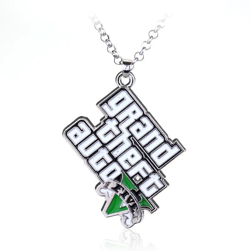 New Style Game PS4 GTA5 Keychain – Grand Theft Auto V Multi Pendant Keyring - Premium keychain from Lizard Vigilante - Just $12.99! Shop now at Lizard Vigilante