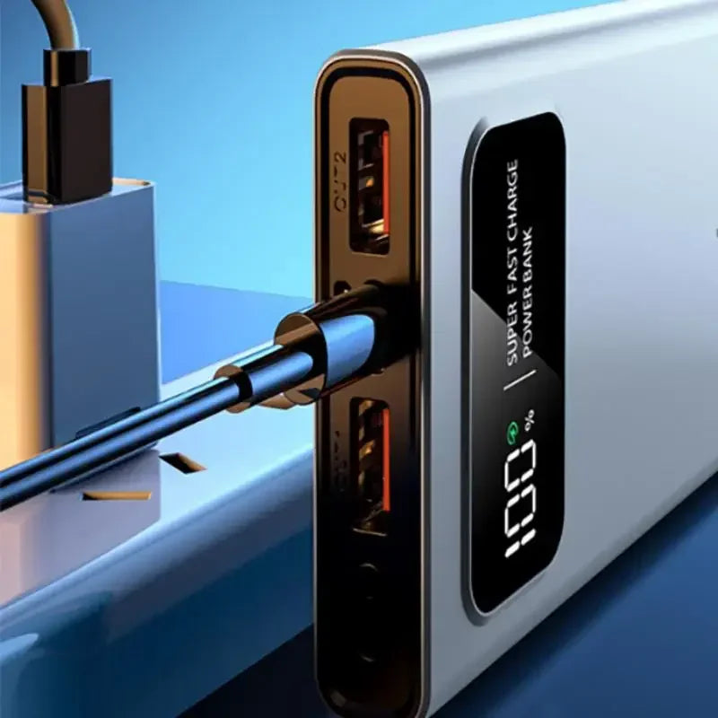 120W Fast Charging Powerbank Portable Digital Display 200000mAh Super Large Capacity External Battery For iPhone 16 Huawei MIJIA