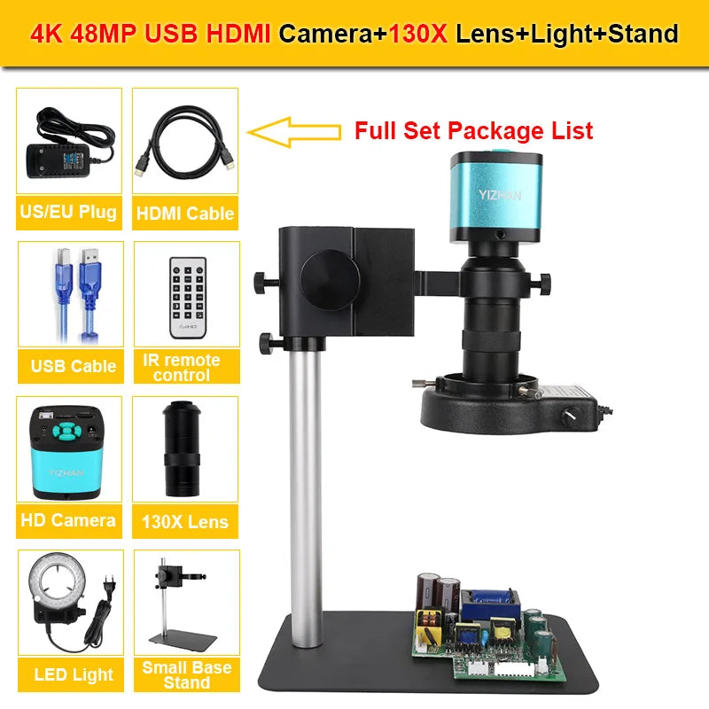 4K 48MP USB HDMI Digital Microscope - Your Pocket-Sized Lab - Premium microscope from Lizard Vigilante - Just $207.99! Shop now at Lizard Vigilante