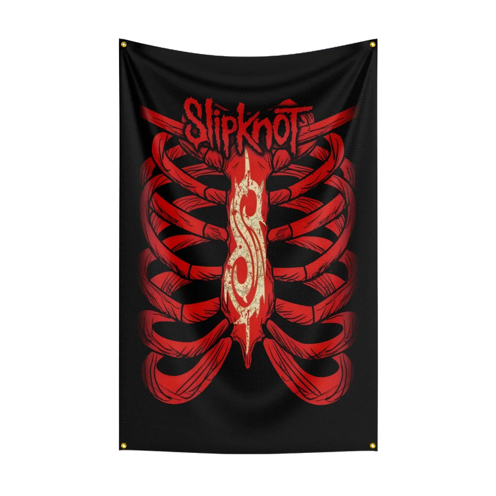 Slipknot Rock Band Flag – 3x5 FT Polyester Indoor & Outdoor Banner for Home, Garage, Room, or Wall Decor - Premium  from Lizard Vigilante - Just $17.99! Shop now at Lizard Vigilante