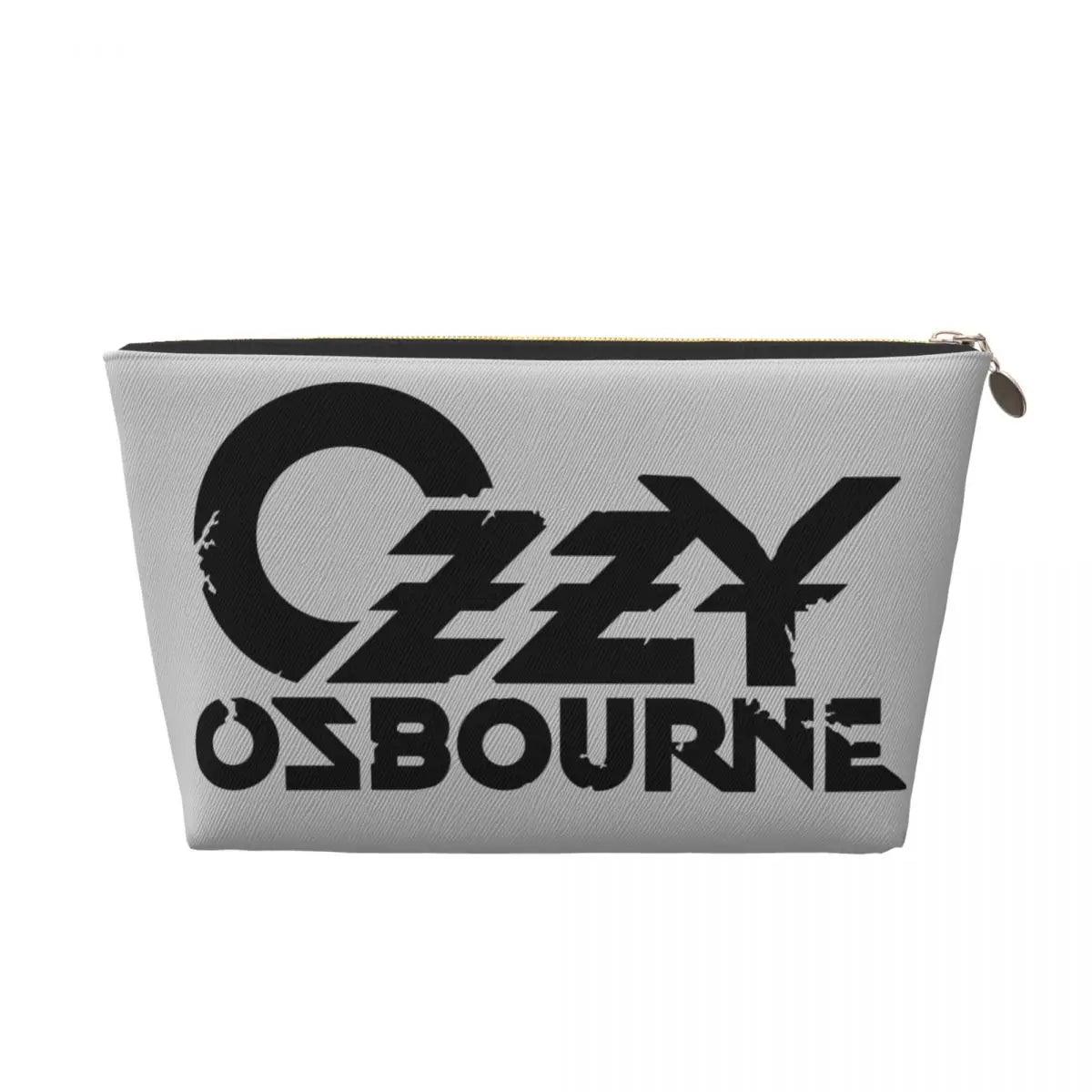 Custom Heavy Metal Rock Ozzy Osbourne Travel Toiletry Bag for Women Makeup Cosmetic Organizer Beauty Storage Dopp Kit - Premium makeup bag from Lizard Vigilante - Just $20.99! Shop now at Lizard Vigilante