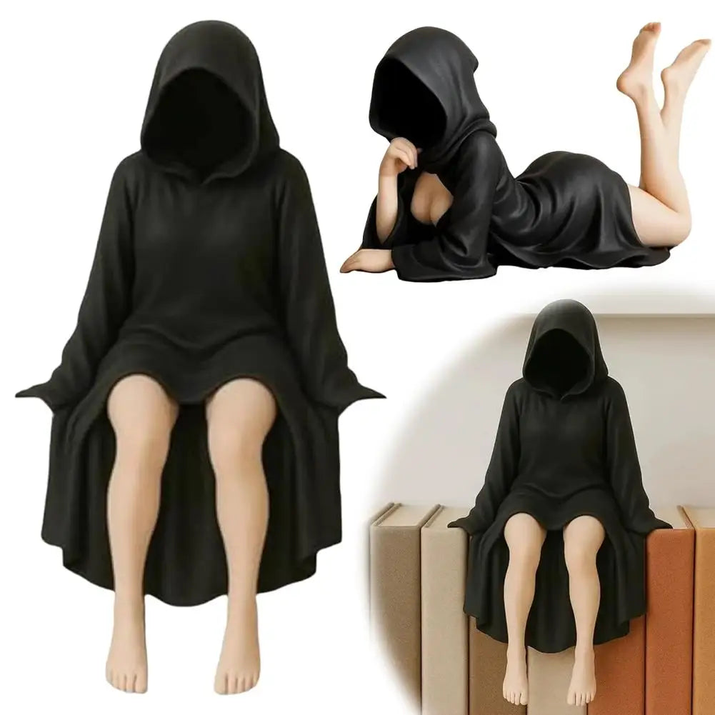Mysterious Statue Gothic Resin Ornaments Mysterious Statue Home Desktop Sculpture Halloween Decoration