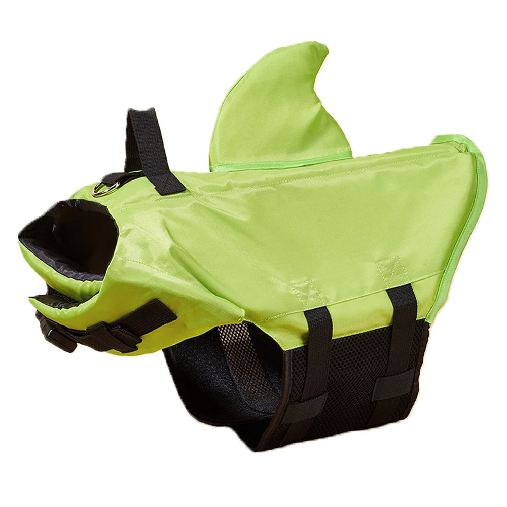 Shark Dog Life Jacket Enhanced Buoyancy Small Dogs Swimming Clothes Safety Vest with Handle - Premium dog supplies from Lizard Vigilante - Just $19.99! Shop now at Lizard Vigilante