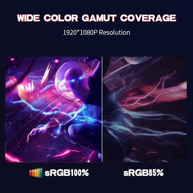 Gawfolk 32 Zoll Gaming Monitor Curved 1800R, 240Hz PC Bildschirm Full HD 1080P, Rahmenloses 1800R Gebogenes Computer Bildschirm