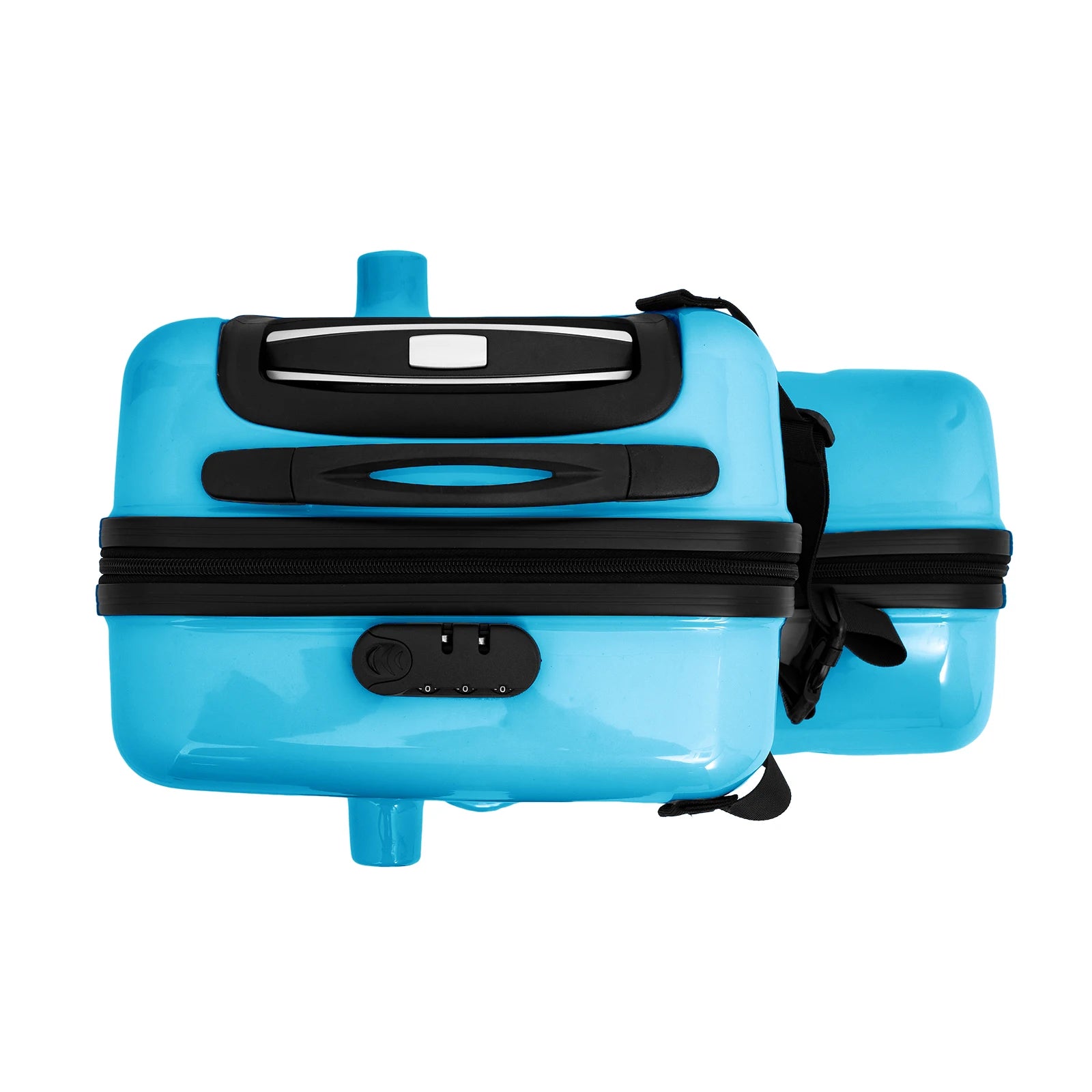 Children's sit ride suitcase 20 Inch kids Travel Trolley Waterproof Slide Rolling Luggage with Lock Blue - Premium  from Lizard Vigilante - Just $135.99! Shop now at Lizard Vigilante