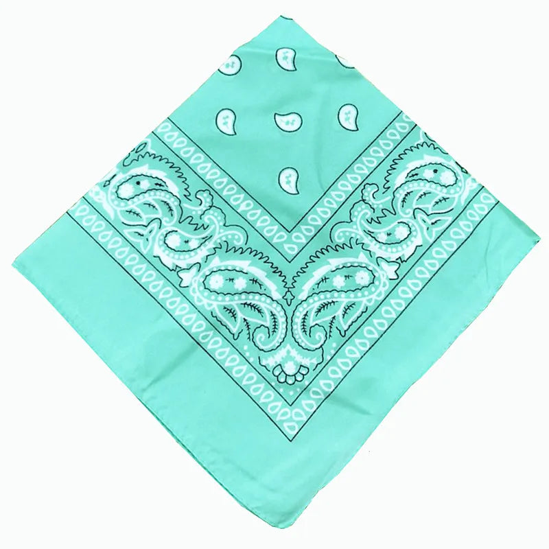 Unisex Cotton Bandana – Men’s & Women’s Paisley Cowboy Biker Headwrap Scarf - Premium Bandana from Lizard Vigilante - Just $2.99! Shop now at Lizard Vigilante