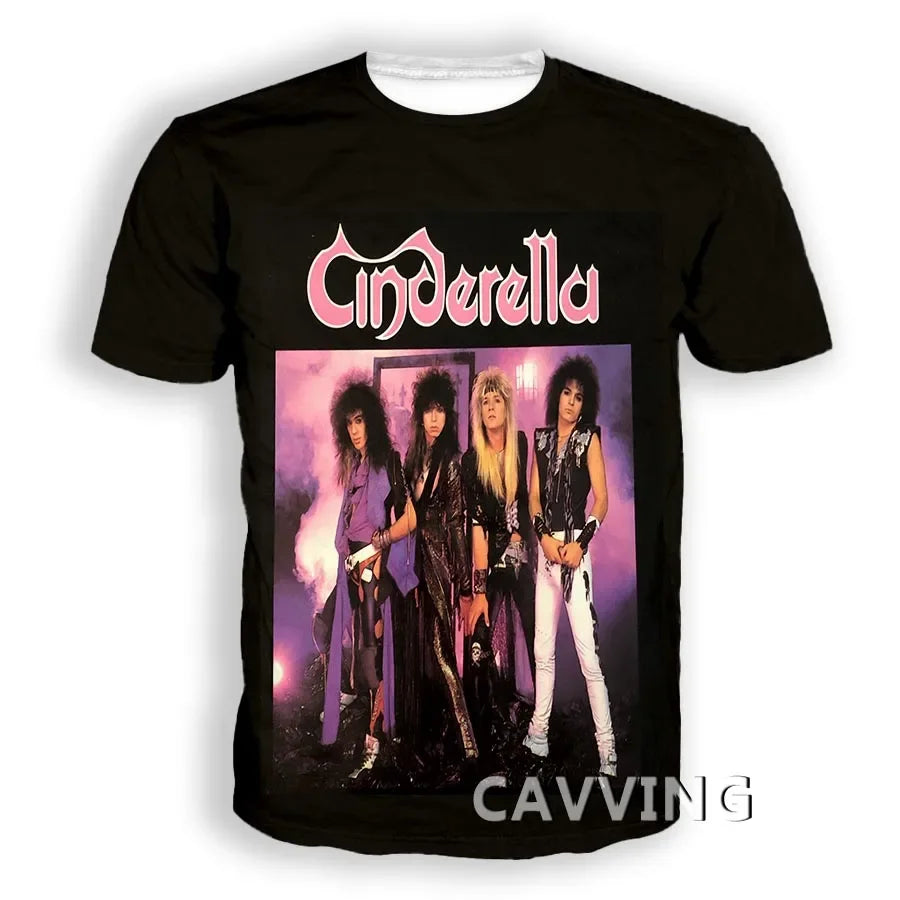 Cinderella Rock 3D Print Tee – Fierce Harajuku Vibes for Rebels & Royalty, Men’s & Women’s Summer Casual Streetwear - Premium tee from dsers - Just $10.99! Shop now at Lizard Vigilante