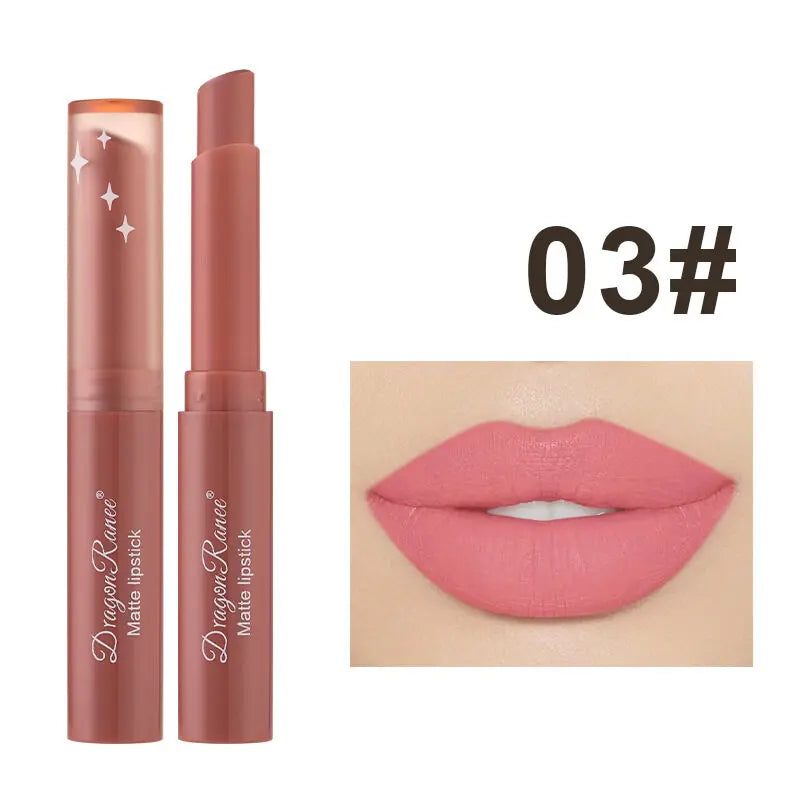 Matte Nude Lipstick 24 Hours Long Lasting Water Resistant Lip Gloss Natural Moisturizing And Sexy Korean Cosmetics For Female