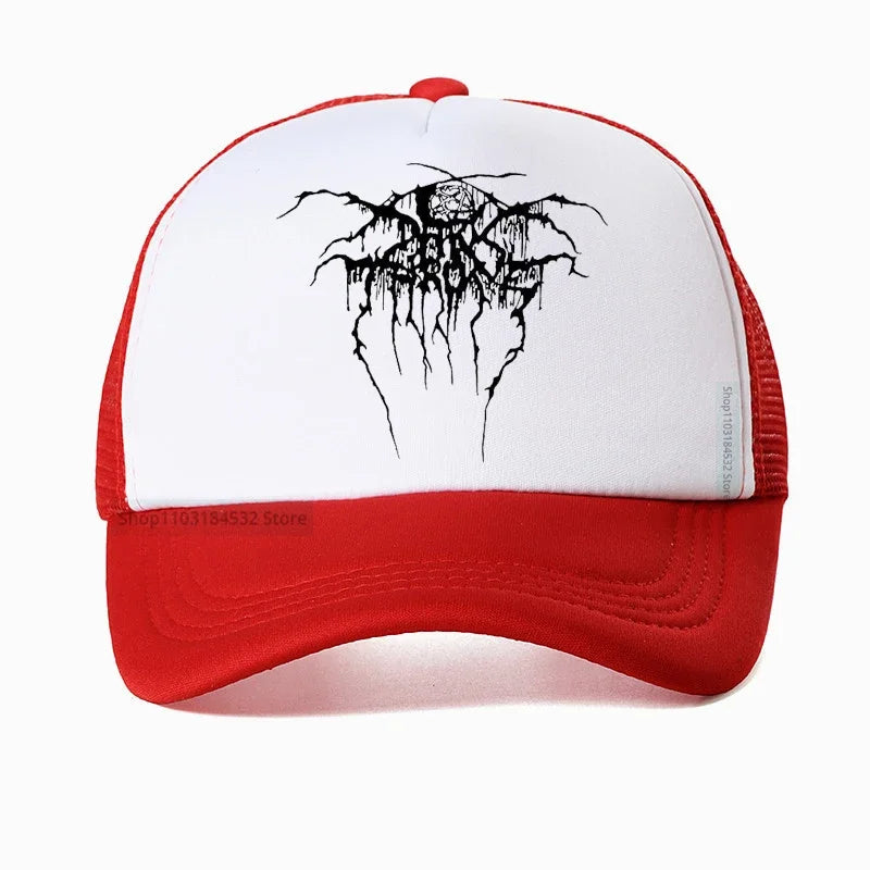 Into the Abyss: Darkthrone Baseball Cap - Premium Baseball cap from Lizard Vigilante - Just $23.88! Shop now at Lizard Vigilante