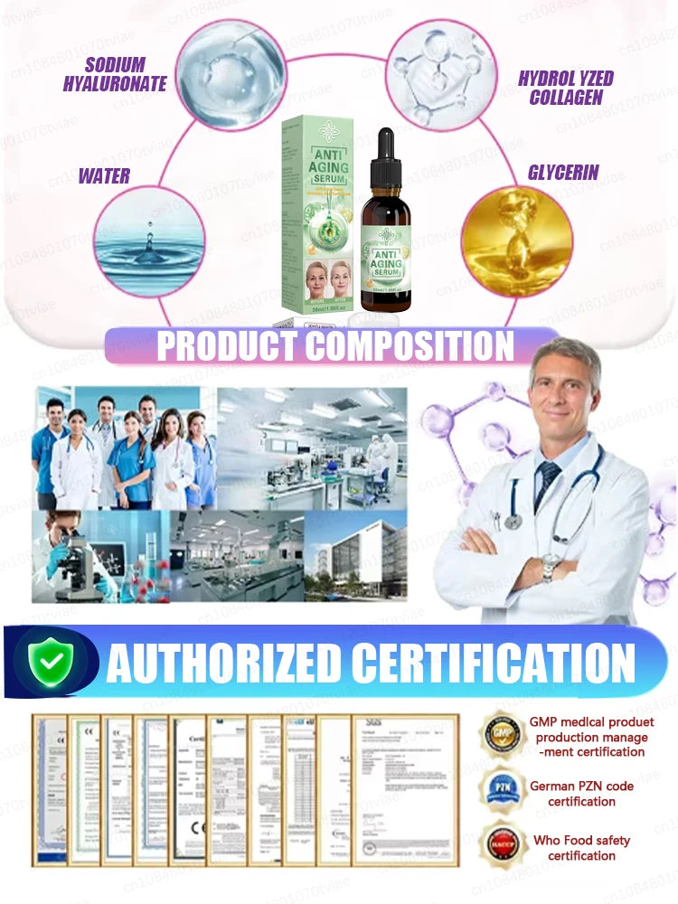 Wrinkle Wipeout – Anti-Age Serum So Fierce It Scares Time - Premium anti aging serum from dsers - Just $44.99! Shop now at Lizard Vigilante