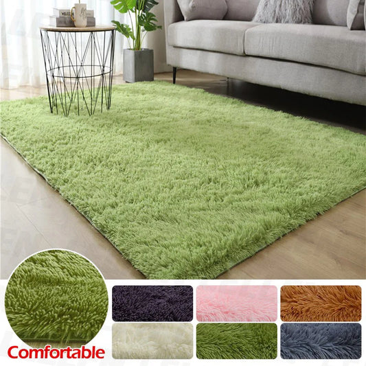 Soft Plush Rug – Fluffy Area Rug for Bedroom, Nursery & Living Room