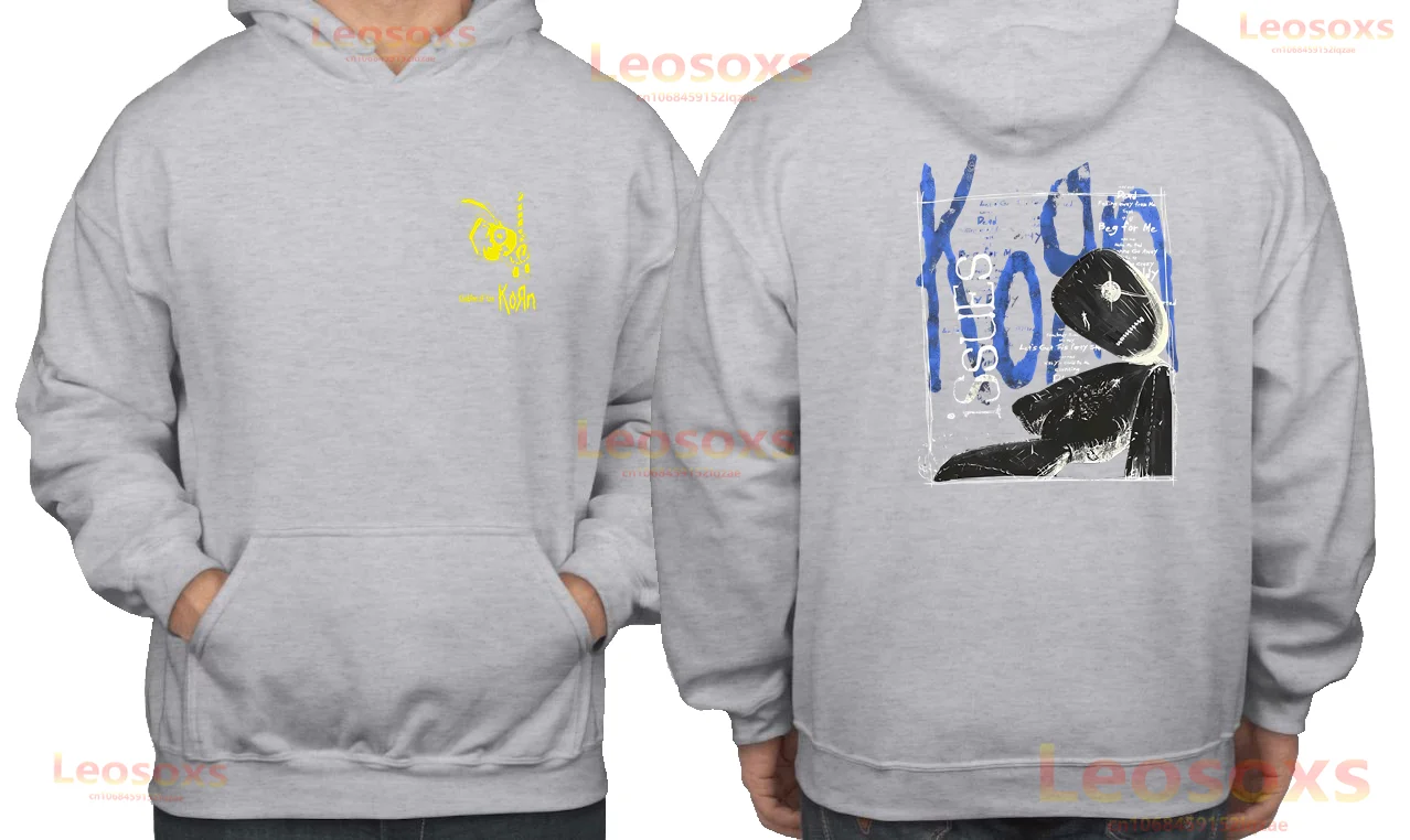 Korn Follow The Leader Walkman Hoodie | Retro Metal Goth Band Graphic Sweatshirt | Unisex Polyester Long Sleeve - Premium hoodie from Lizard Vigilante - Just $43.88! Shop now at Lizard Vigilante