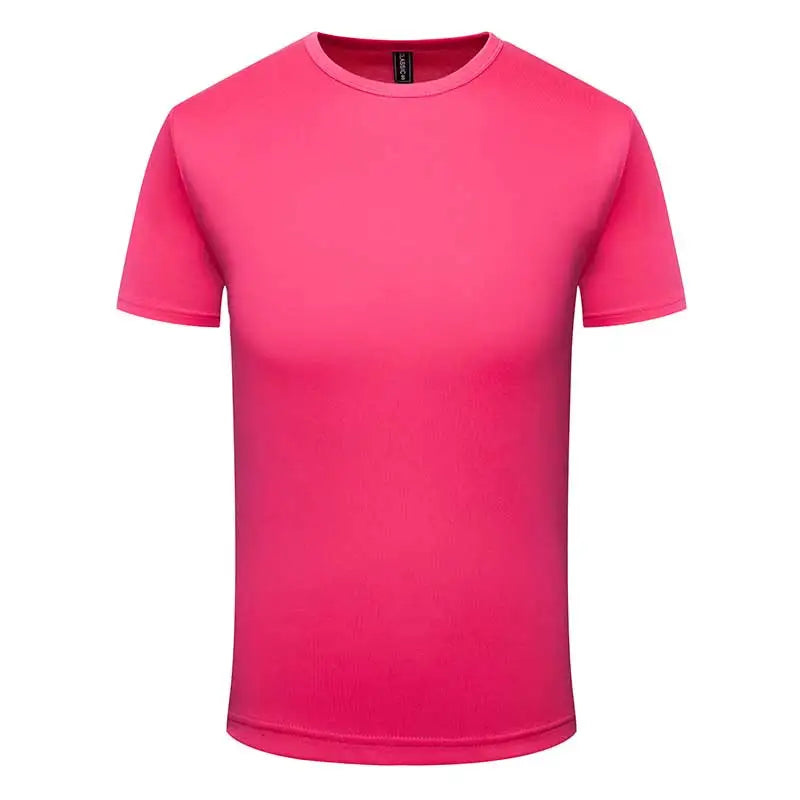 The Ultimate Quick-Dry Round Neck T-Shirt – Large Size Men's & Women's Breathable & Comfy Polyester Tee (Up to 4XL) for Casual Adventures - Premium t-shirt from Lizard Vigilante - Just $23.88! Shop now at Lizard Vigilante