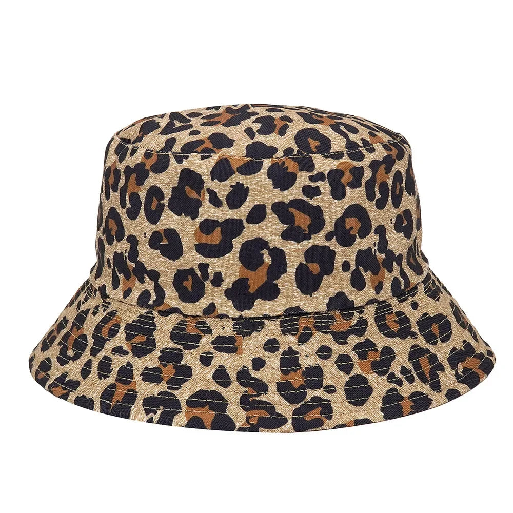 Summer Sun Protection Bucket Hat for Men Women Panama Cap Print Hip Hop Gorros Fishing Fisherman Hat Double Side Wear Fashion - Premium T-Shirts from Lizard Vigilante - Just $7.99! Shop now at Lizard Vigilante