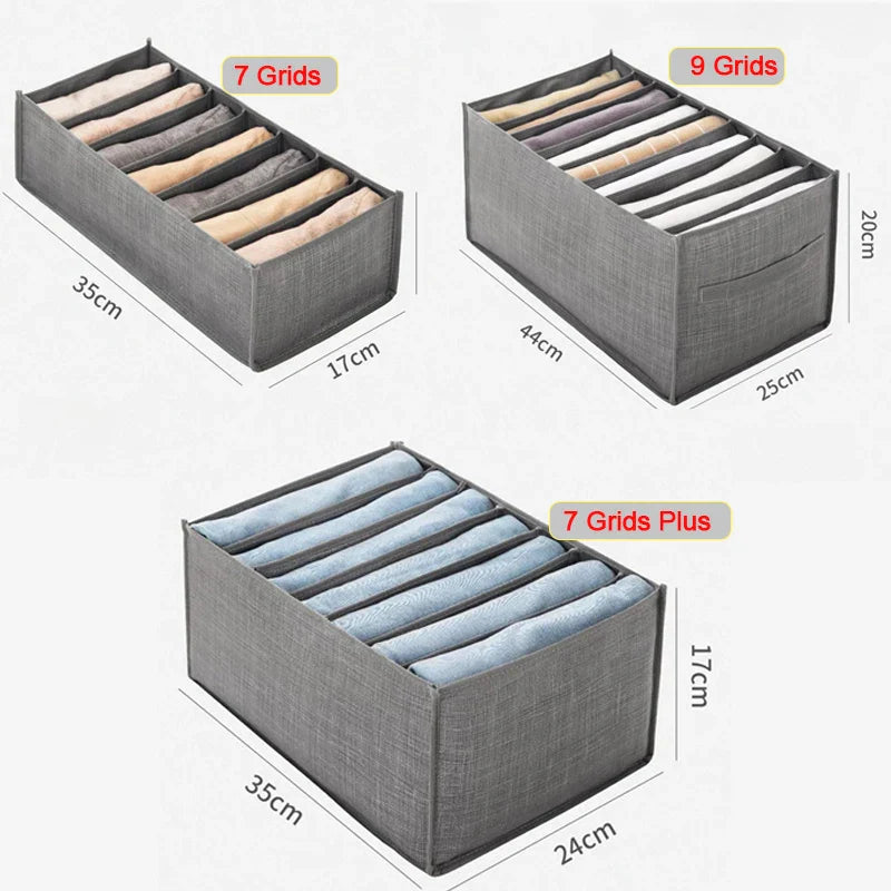 Clothes Storage Box Underwear Bra Organizer Storage Box Wardrobe Organizer Drawers Separator Boxes Home Storage Supplies