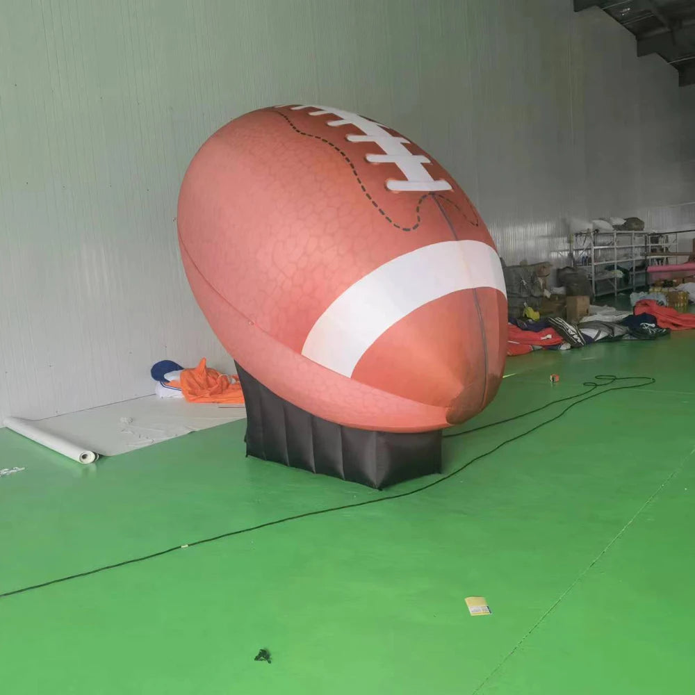 Giant Inflatable Football Replica Balloon Giant Inflatable Foot Ball Model For Advertising, Tailgate Parties, Shindigs, Raves, Hootenannies - Premium inflatable from Lizard Vigilante - Just $669.99! Shop now at Lizard Vigilante