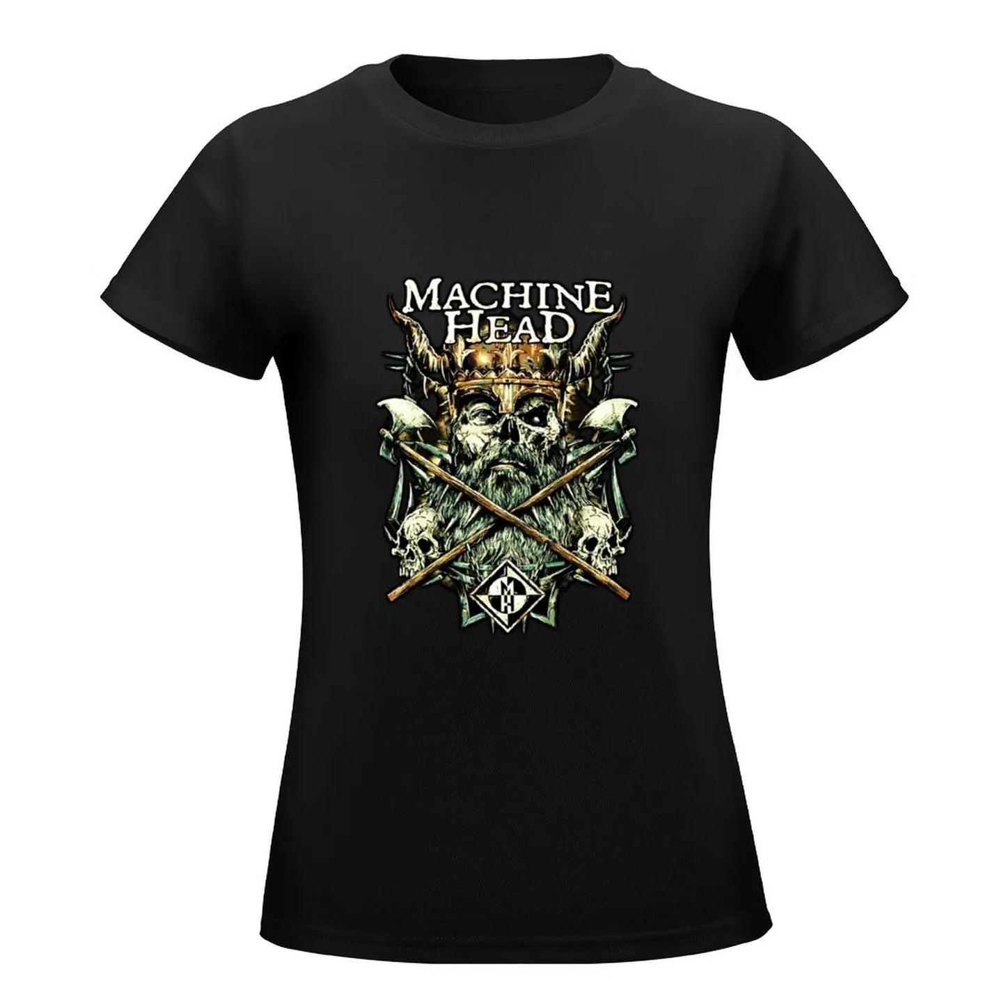 Women's Machine Head T-Shirt Group Music Gorgeous Heavy Metal Tour Clothes Shirts Cute Graphic Tees - Premium t-shirt from Lizard Vigilante - Just $30.69! Shop now at Lizard Vigilante