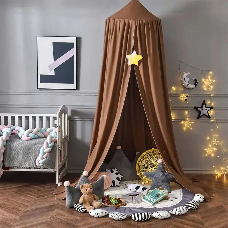 Kids Mosquito Net Baby Crib Curtain Hanging Tent Bed Decor Girl Princess Hanging Bed Canopy Living Corner Play Reading NookDecor