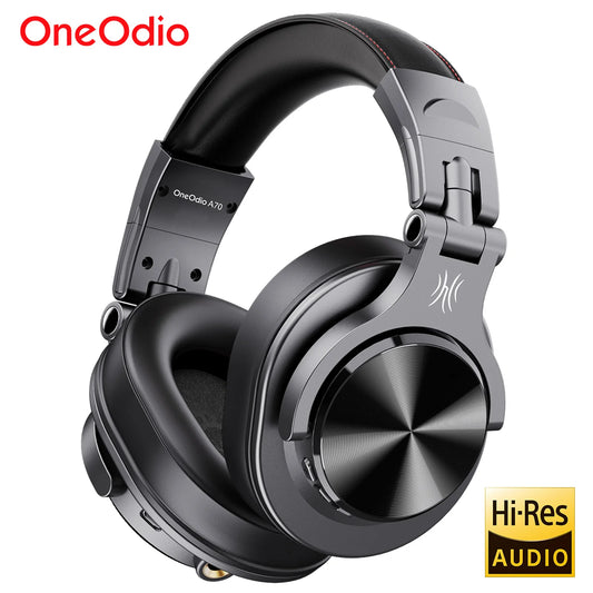 Oneodio Fusion A70 Bluetooth 5.2 Headphones - Hi-Res Audio Over Ear Wireless Headset for Studio Monitoring & DJ Use - Premium headphones from Lizard Vigilante - Just $69.69! Shop now at Lizard Vigilante