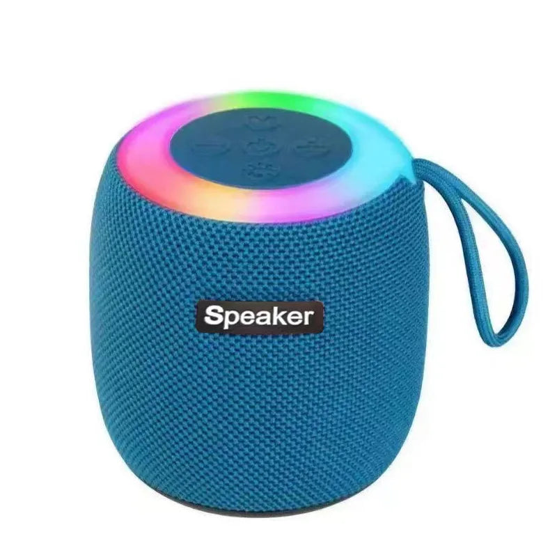 Outdoor portable wireless Bluetooth speaker, subwoofer, car and home with colorful lights, atmospheric small mini speaker