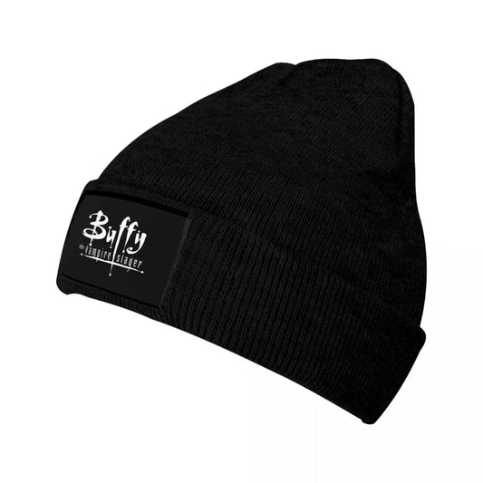 Buffy The Vampire Slayer Logo Knitted Caps for Women Men Beanie Winter Hats Horror Hip Hop Cap - Premium beanie from Lizard Vigilante - Just $21.08! Shop now at Lizard Vigilante