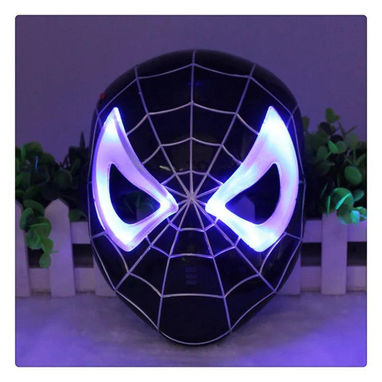 Lit Marvel Animation Spiderman Lighted Mask Play Spiderman Props Glowing Children's Festival Gifts Shiny Toys Unisex Men and Women DressUp CosPlay - Lizard Vigilante