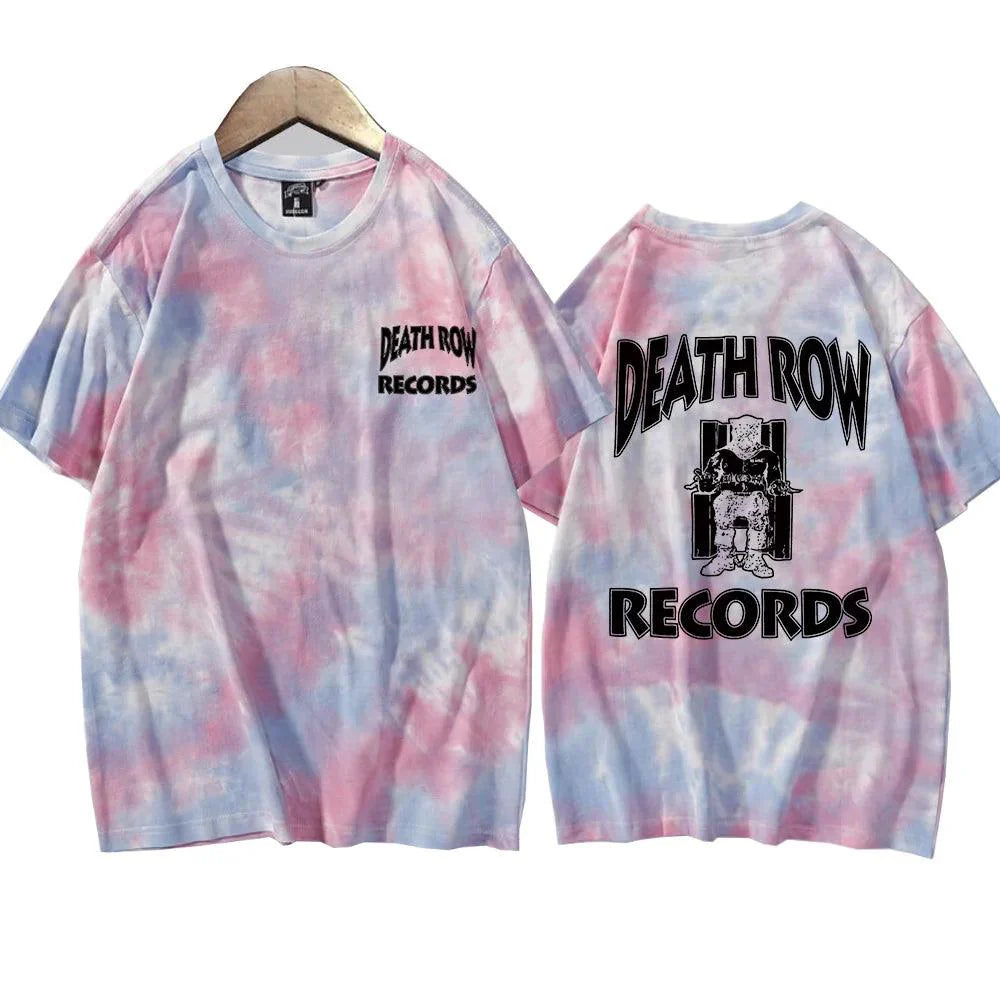 Death Row Records Double-Sided Print T-Shirt – Tupac 2Pac Hip Hop Tie-Dye Tee for Men & Women - Premium  from Lizard Vigilante - Just $24.88! Shop now at Lizard Vigilante