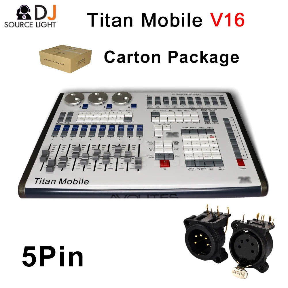 Professional Titan Mobile V16 Version Console Touch Wing on PC Stage Light Controller Tiger DJ Disco Lighting DMX512 Console MA2 - Premium lighting console from Lizard Vigilante - Just $988.88! Shop now at Lizard Vigilante