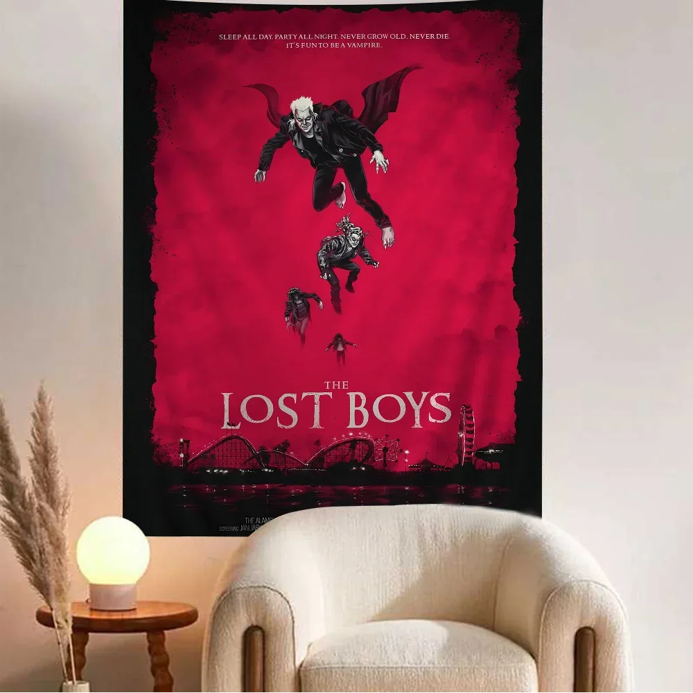 Lost Boys 1987 Movie Hippie Wall Hanging Tapestries Art Science Fiction Room Home Decor Kawaii Room Decor - Premium  from Lizard Vigilante - Just $11.99! Shop now at Lizard Vigilante