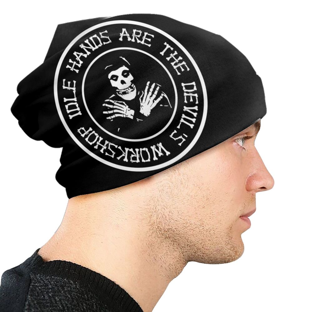 Misfits Horror Punk Rock Knit Beanie – Unisex Winter Skull Cap for Men & Women - Premium beanie from dsers - Just $19.99! Shop now at Lizard Vigilante