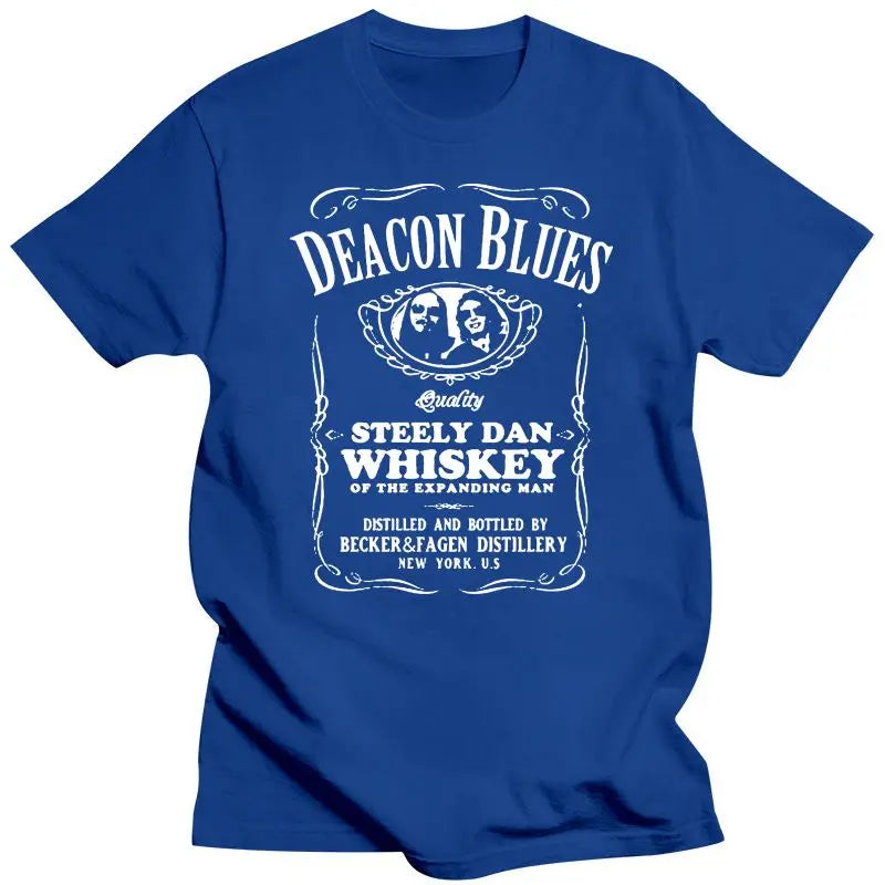 Steely Dan Whiskey Deacon Blues T-Shirt: Classic Retro Design - Premium T-Shirt from Lizard Vigilante - Just $23.89! Shop now at Lizard Vigilante