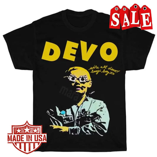 Devo Band Concert Tee shirt Men and Women All Size S to 5XL - Lizard Vigilante