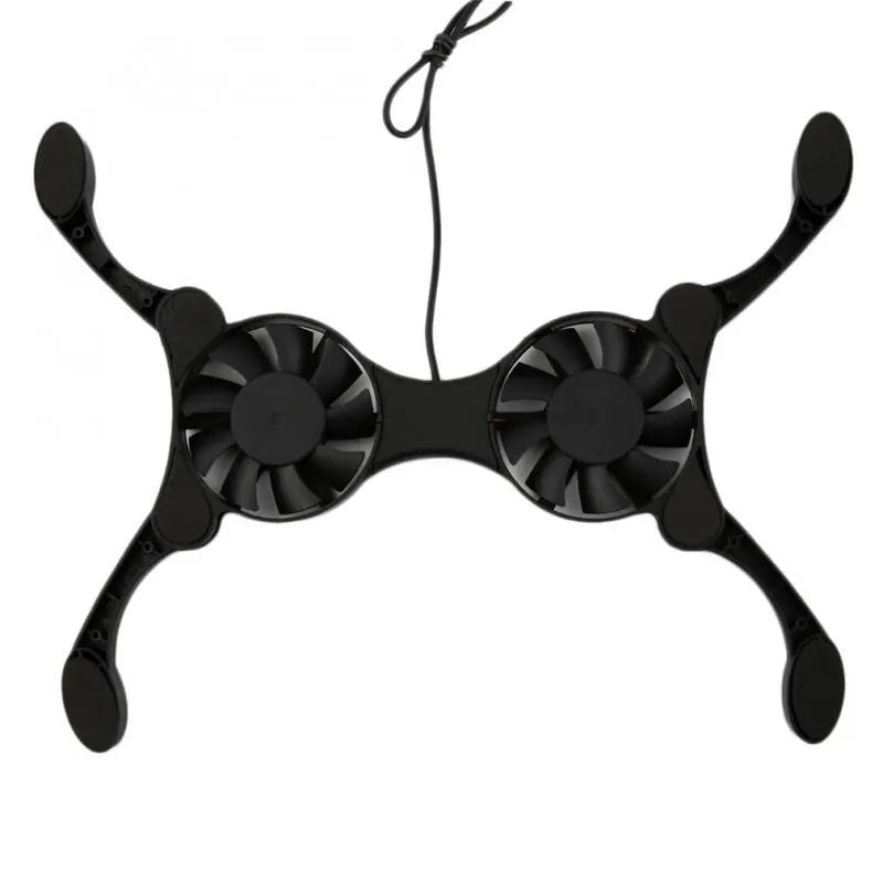 Foldable Radiator Laptop Cooling Pad Computer Accessories USB Mini Laptop Portable Dual Fan Stand