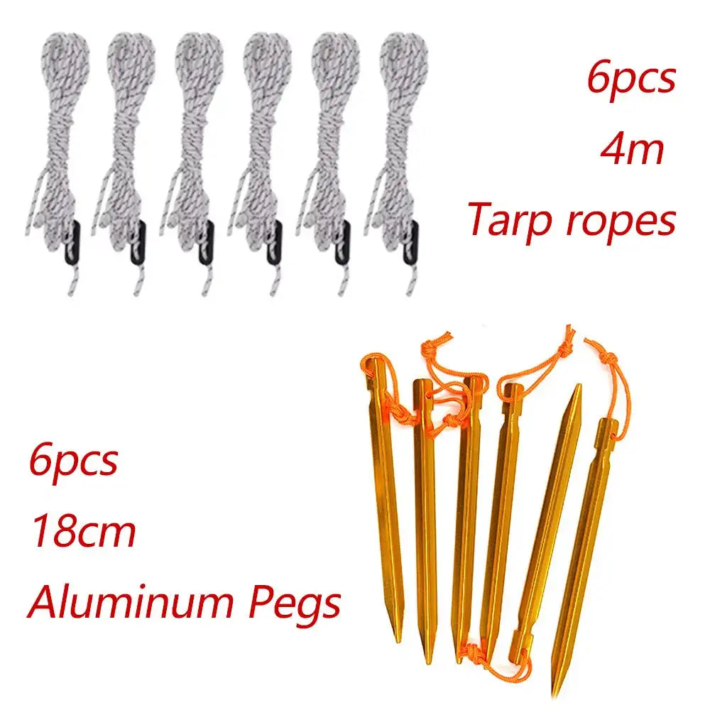 4x3m 3x3m Awning Waterproof Tarp Tent Shade Ultralight Garden Canopy Sunshade Outdoor Camping Hammock Rain Fly Beach Sun Shelter