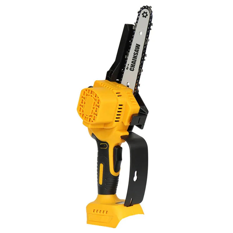 Chainsaw Havoc 6-Inch Brushless Beast — DeWALT 18V Compatible Power Cutter with Safety Gear, Dual Chains & Carry Case