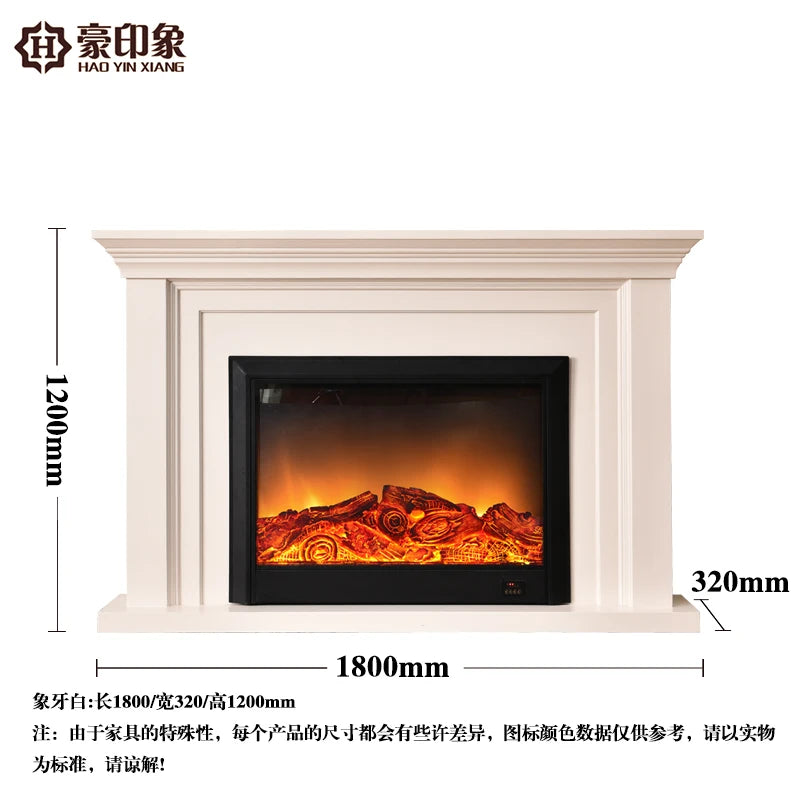 Fireplace Decoration Cabinet | Imitation Marble Heater | Electric Fireplace Core for Household Use | Stylish and Functional Home Decor - Premium fireplace from Lizard Vigilante - Just $1571.99! Shop now at Lizard Vigilante