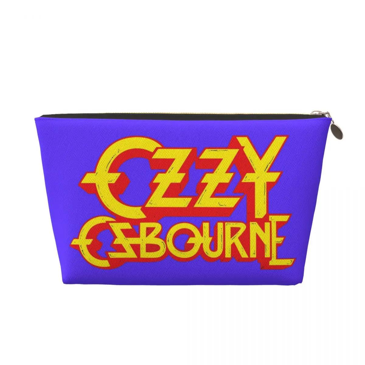 Custom Heavy Metal Rock Ozzy Osbourne Travel Toiletry Bag for Women Makeup Cosmetic Organizer Beauty Storage Dopp Kit - Premium makeup bag from Lizard Vigilante - Just $20.99! Shop now at Lizard Vigilante