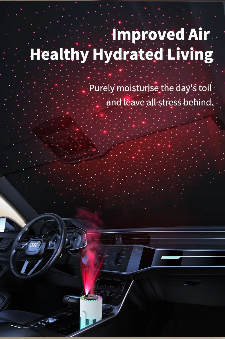 “Night Raider” Starry Sky Portable Humidifier – Ultimate USB Fog & Aromatherapy Projector for Rebels and Rockstars - Premium Humidifier from dsers - Just $34.77! Shop now at Lizard Vigilante