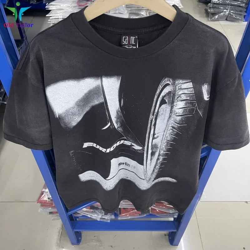 Saint Metal Dino Riot Vintage Washed Street Tee 2025