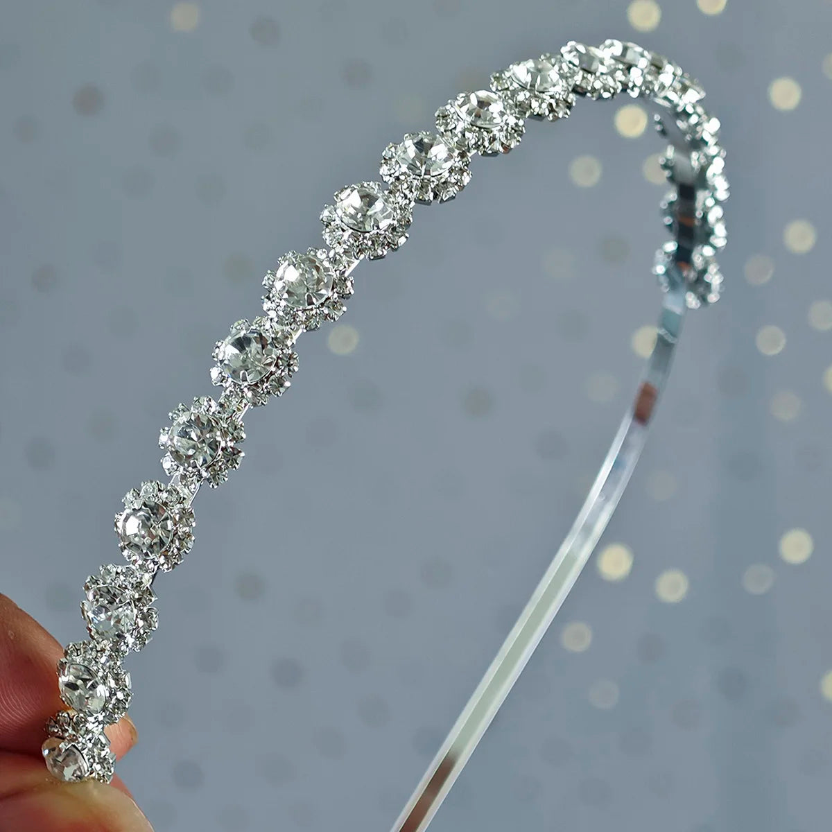 Sparkling Rhinestones Hair bands Fashionable Crown Handmade Head Bands Jewelry Accessories School Halloween Gifts for Girls