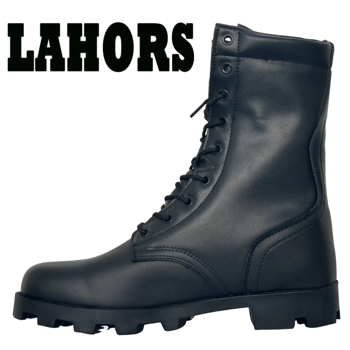 LAHORS Original Leather Tactical Boots – Men’s Sport Hiking Outdoor Ankle Desert Combat Boots - Premium boots from Lizard Vigilante - Just $43.88! Shop now at Lizard Vigilante