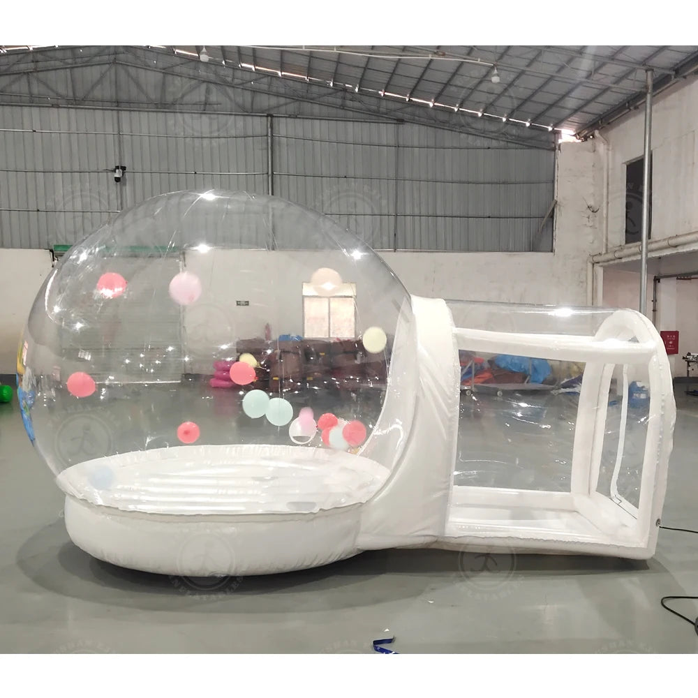 10FT Inflatable Bubble House with Trampoline – Transparent Dome Party Fun Tent with Powerful Blower & Free Shipping – Commercial Grade PVC Bouncer for Ultimate Indoor & Outdoor Excitement - Premium bounce house from Lizard Vigilante - Just $1181.08! Shop now at Lizard Vigilante