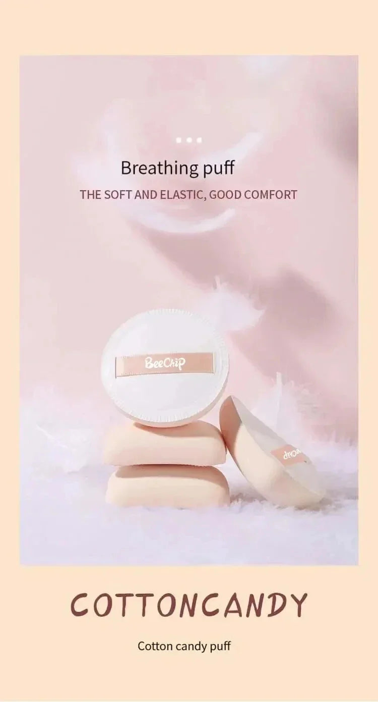 Dry Wet Usable Makeup Cosmetic Puff Sponge Cushion Puff for Foundation Powder Soft and Cute
